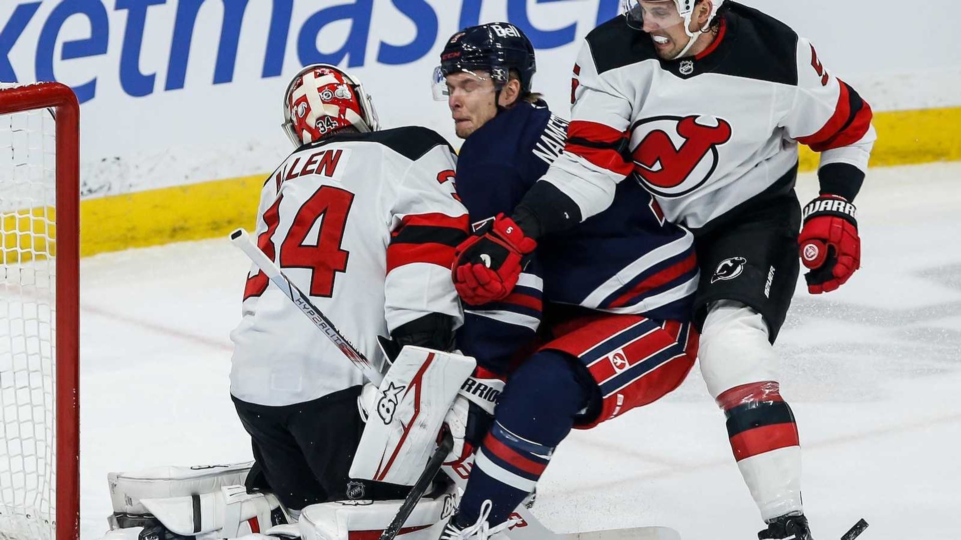 Hellebuyck's Historic 7th Shutout Propels Jets to NHL-Leading 50th Win Over Devils
