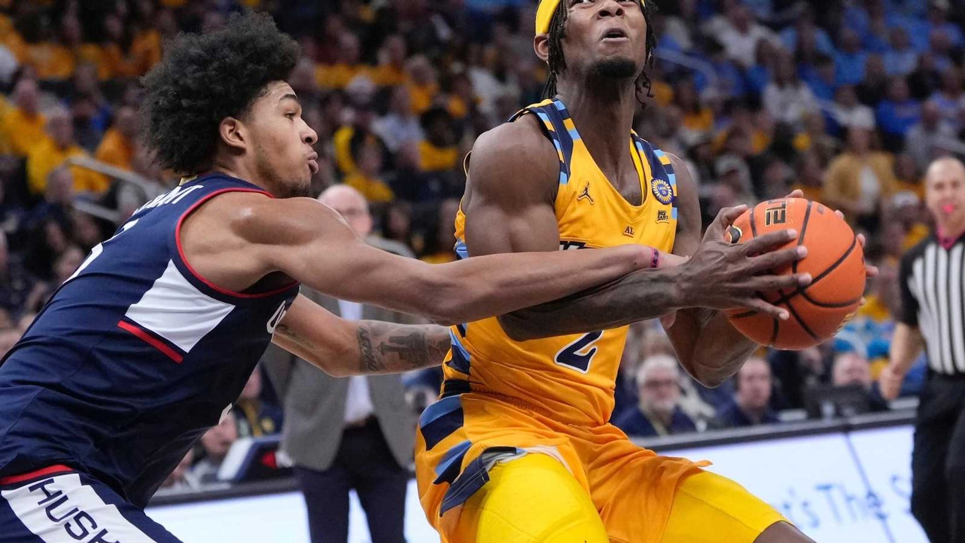UConn's Solo Ball Shines with Career-High, Secures Win Over Marquette
