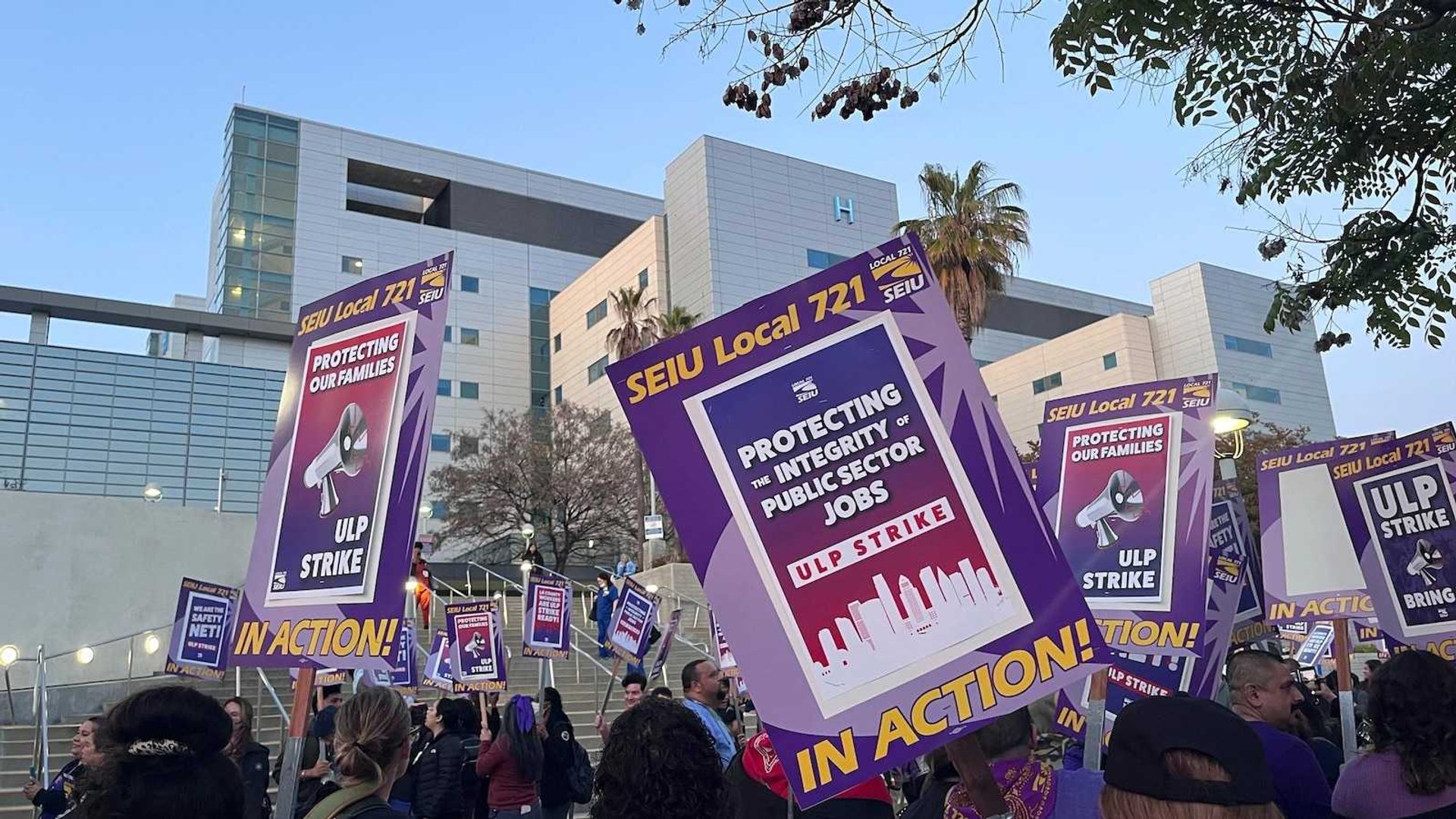 LA County Workers Strike Over Labor Rights Violations Amid $6B Budget Crisis