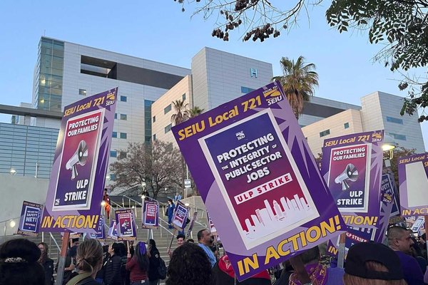 LA County Workers Strike Over Labor Rights Violations Amid $6B Budget Crisis