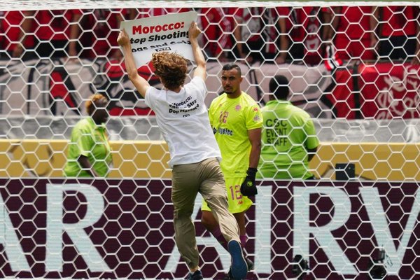 Animal Rights Protester Disrupts World Cup Match Demanding Morocco Policy Reform