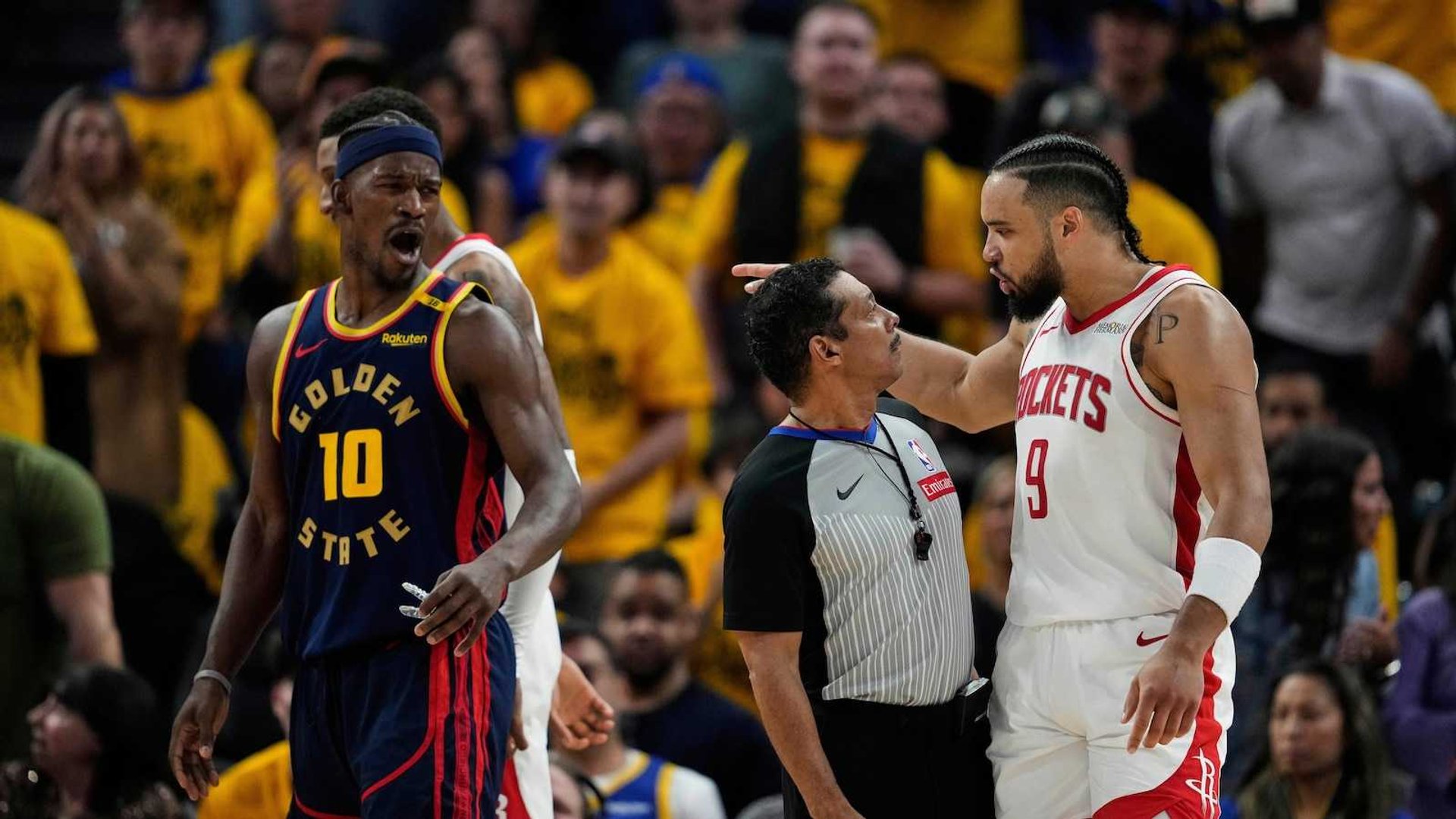 NBA Playoff Altercation: Warriors-Rockets Game 4 Erupts in Chaos and Technical Fouls