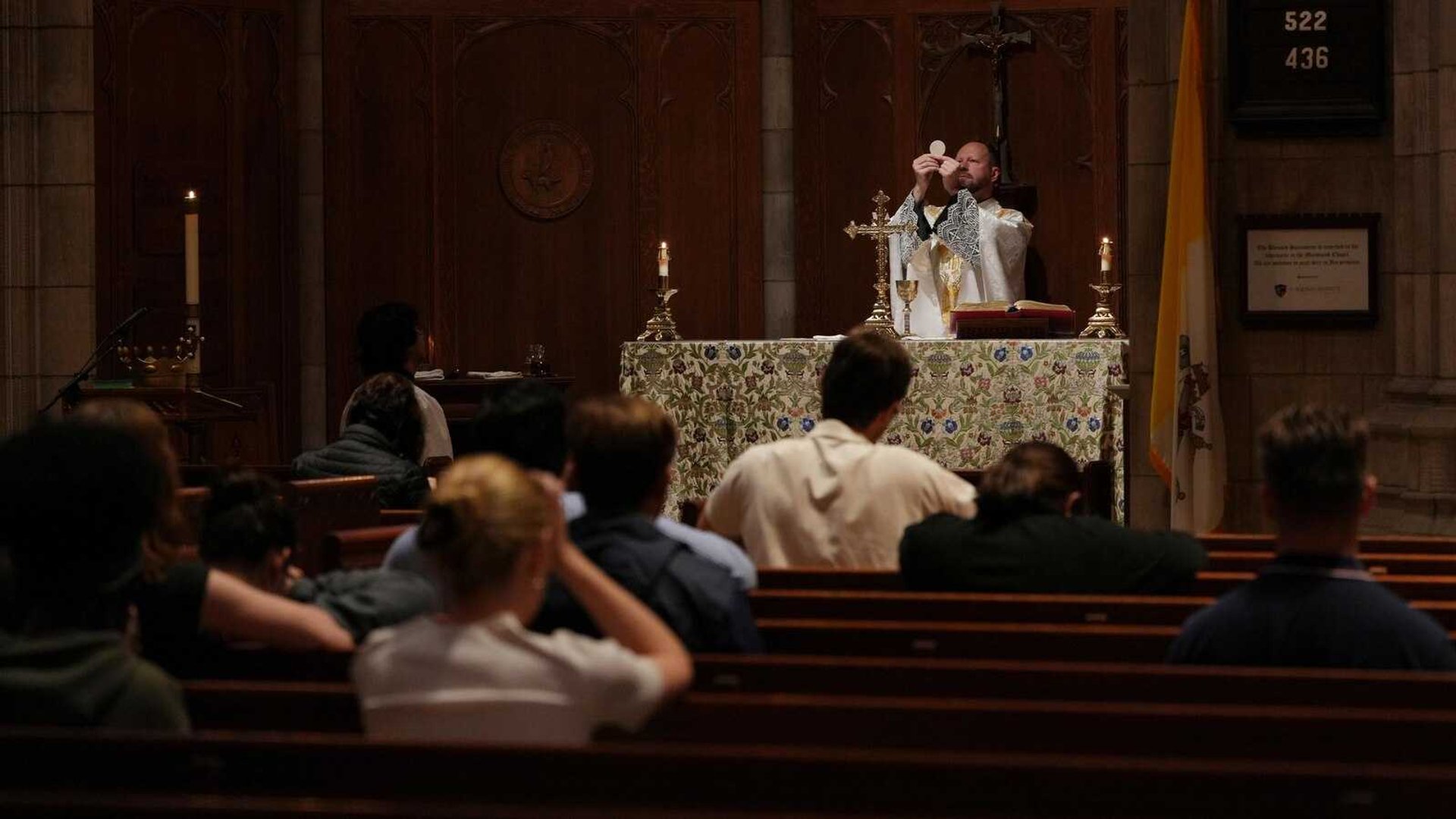 Princeton Catholic Students Forge Spiritual Home in Historic Chapel With US-Born Pope
